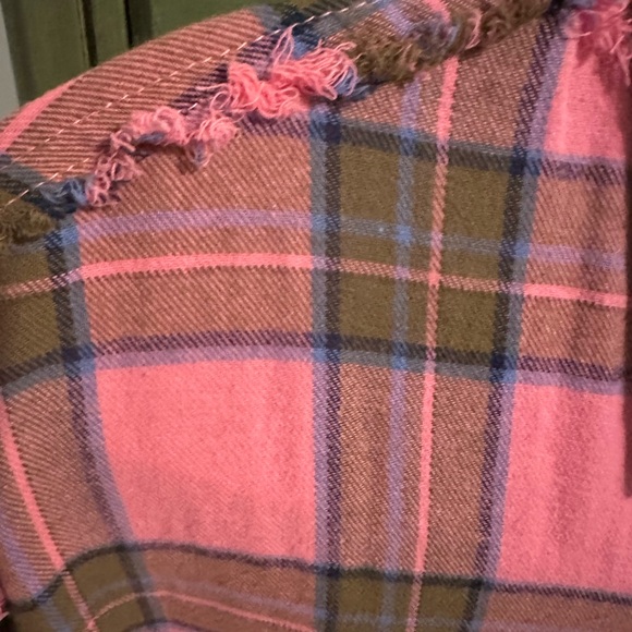 Pink Flannel shirt NWT - Picture 4 of 11